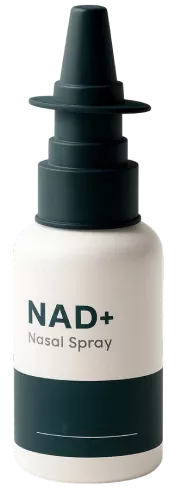 NAD+ nasal spray bottle