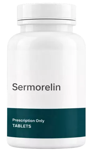 Sermorelin tablets bottle