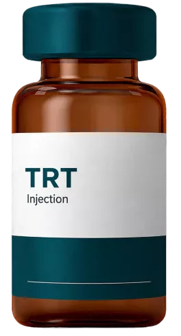 Testosterone injection vial